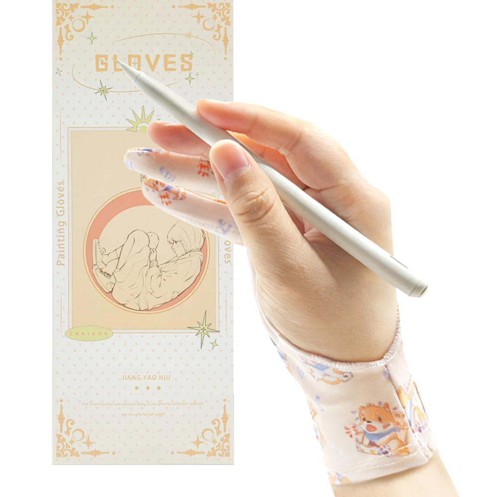 Graphic Tablet Accessories - Luva antiderrapante de três camadas para
