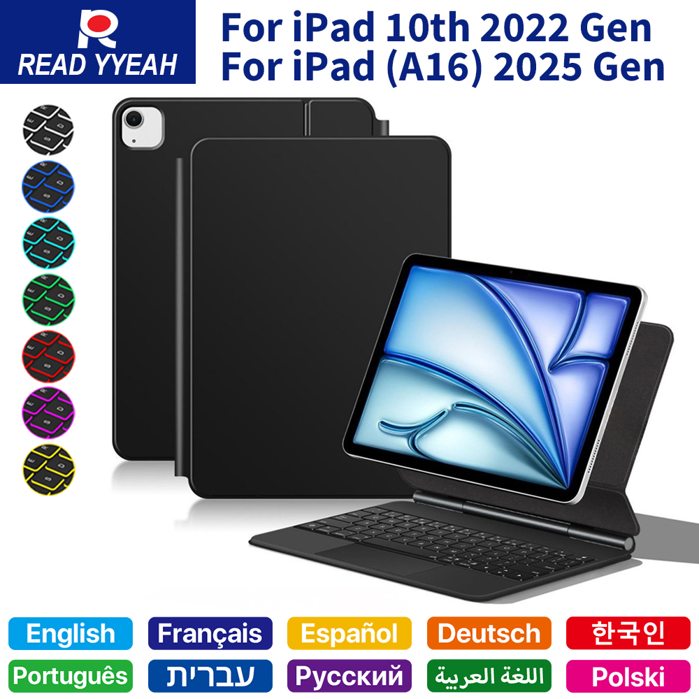 Tablet Ipad Accessories - Teclado Mágico 2026 com Bluetooth para
