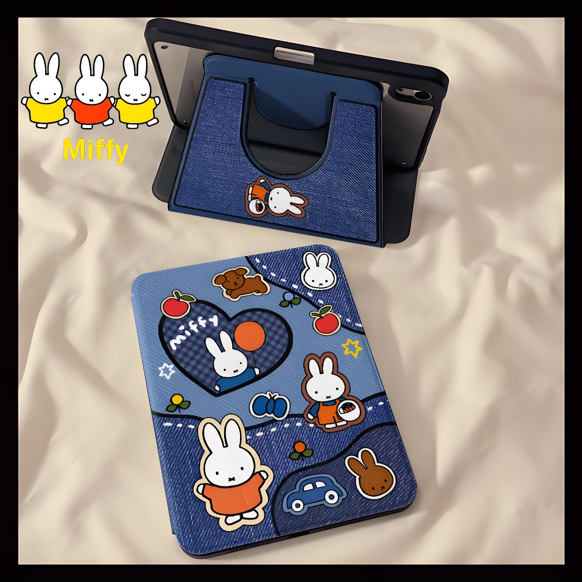 Tablet Ipad Accessories - Kawaii miffy coelho tablet caso balão