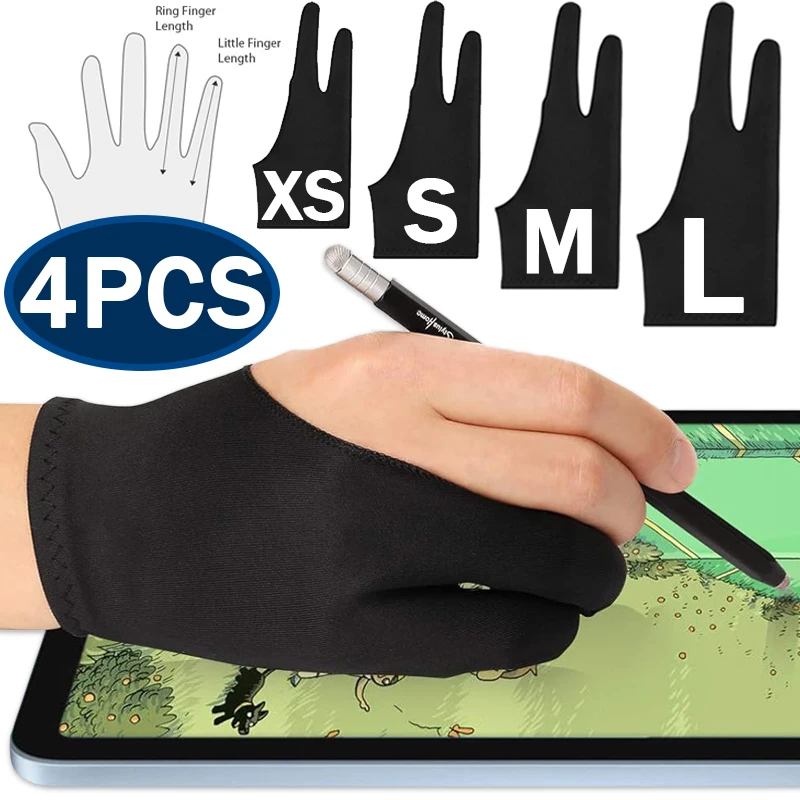 Graphic Tablet Accessories - Luva de Desenho com Rejeição de