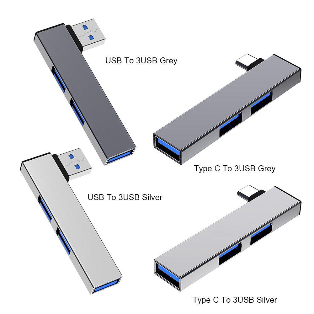 Usb Hub Type C - Hub de Expansão 3 em 1