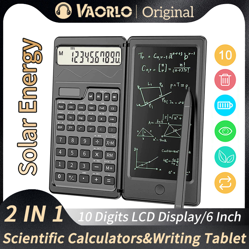 Graphic Tablet Accessories - VAORLO Calculadoras científicas dobráveis 2 em