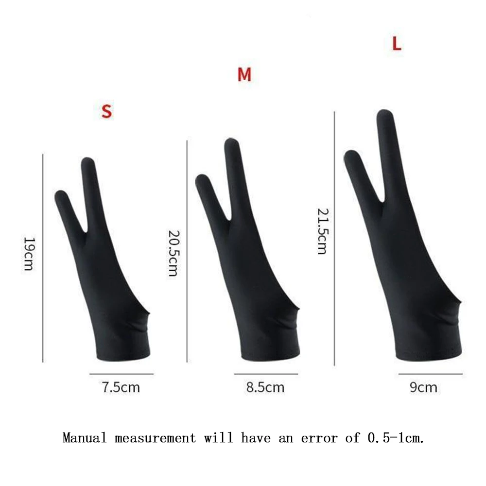 Graphic Tablet Accessories - Luva de pintura anti-toque tablet luva