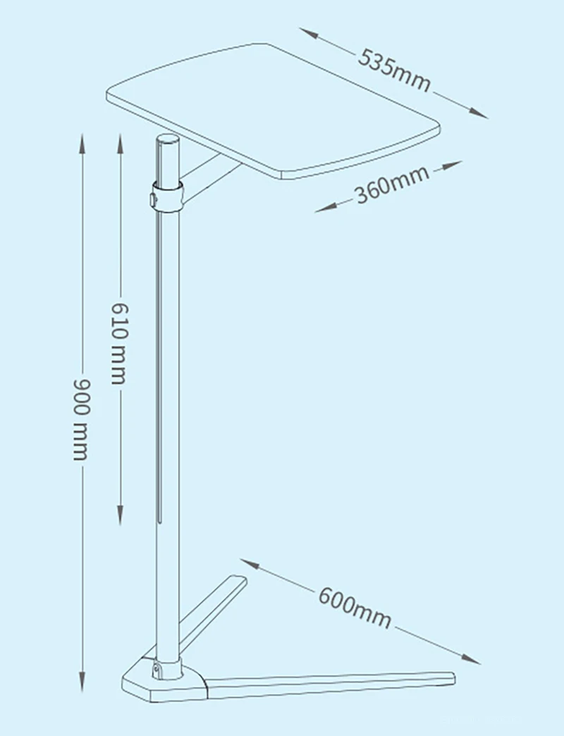 Altura ajustável 7-20 Polegada - Tablet Lap Desk avaliação e preço