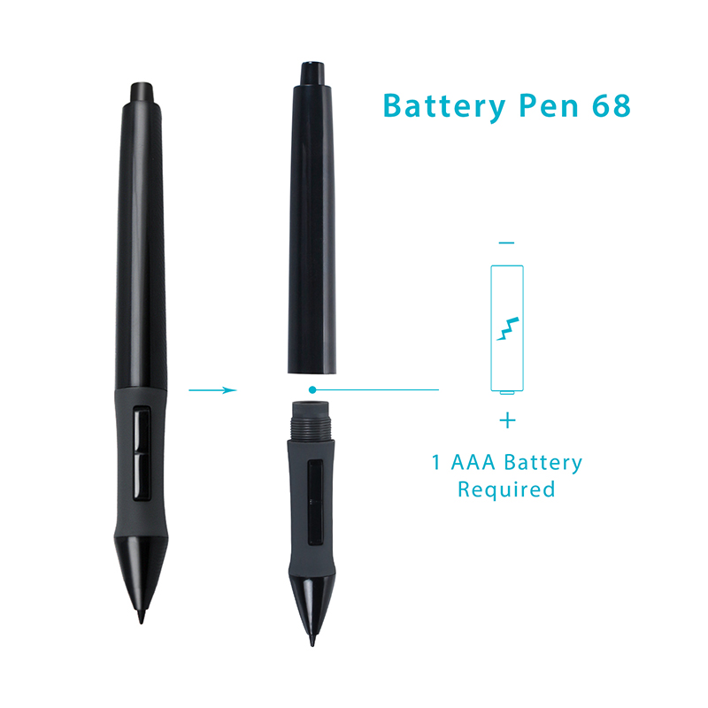 Huion pen68 para tablets gráfi - Huion Tablet Accessories avaliação e preço