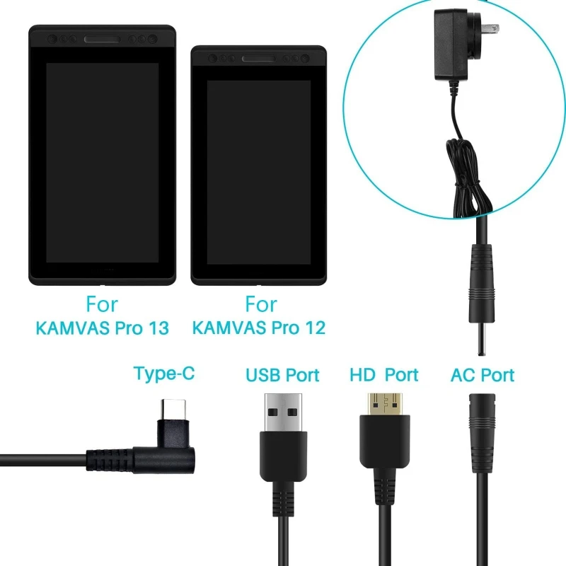 Cabo 3 em 1 CB01 compatível ap - Huion Tablet Accessories avaliação e preço