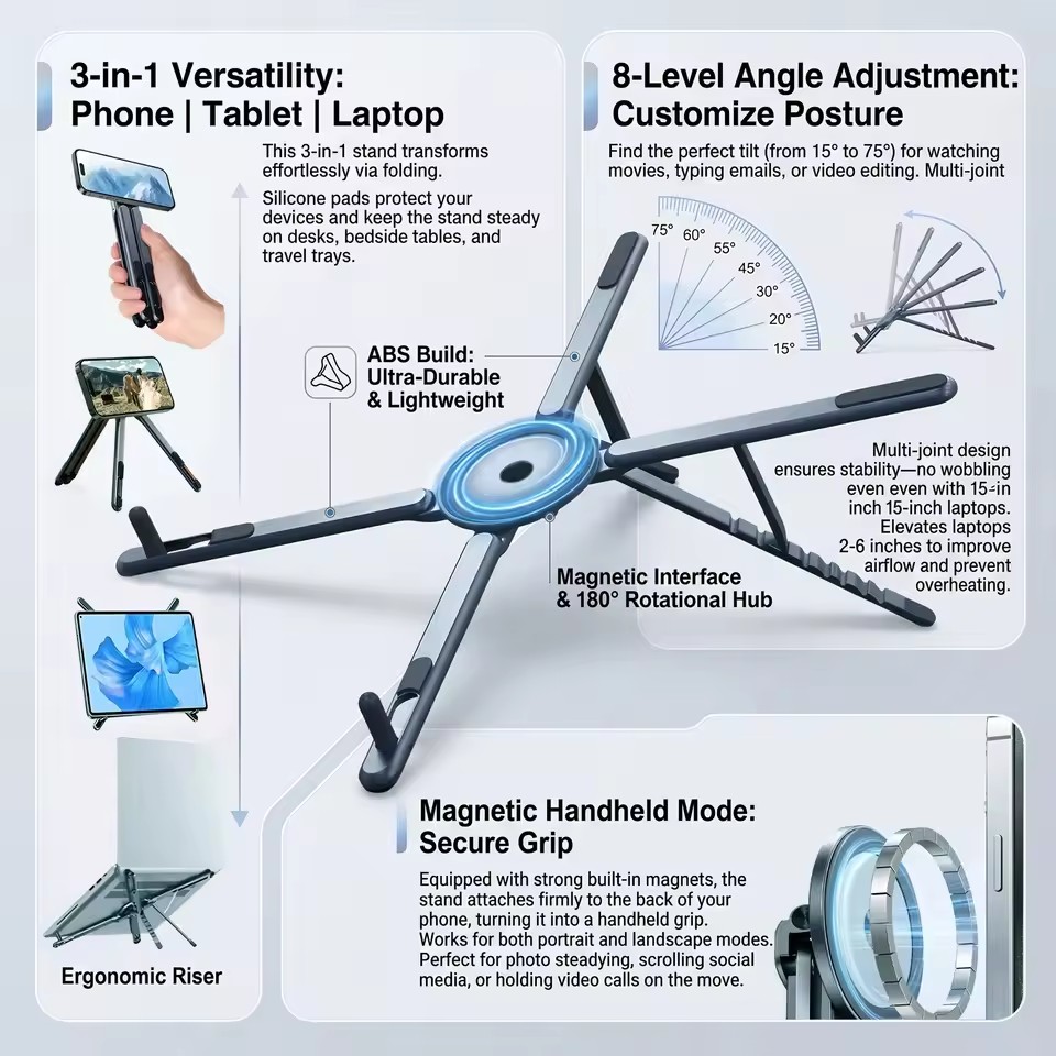 Suporte Magnético Portátil par - Tablet Ipad Accessories avaliação e preço