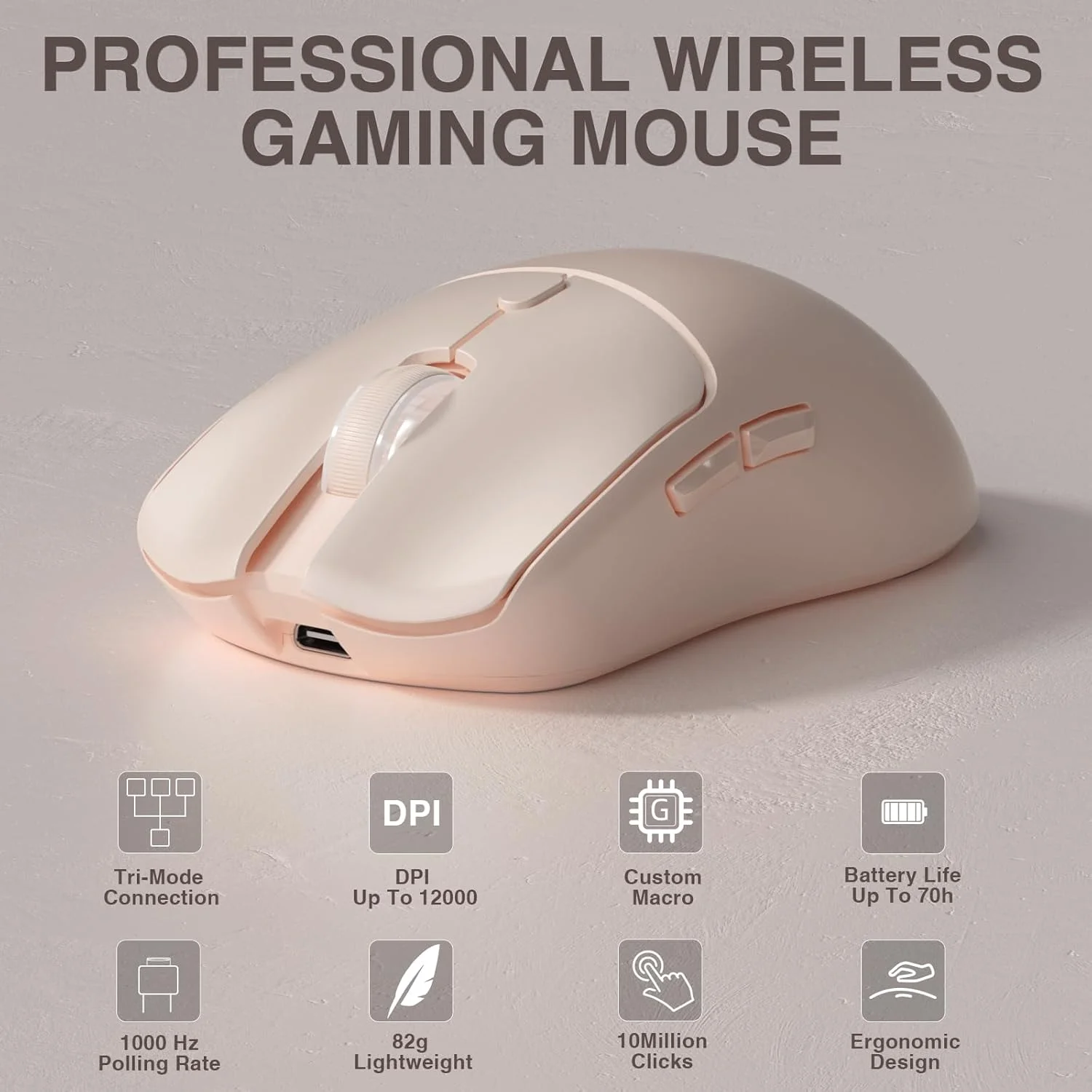 Mouse Gamer Sem Fio Tri-mode A - Tablet Accessories For Gaming avaliação e preço