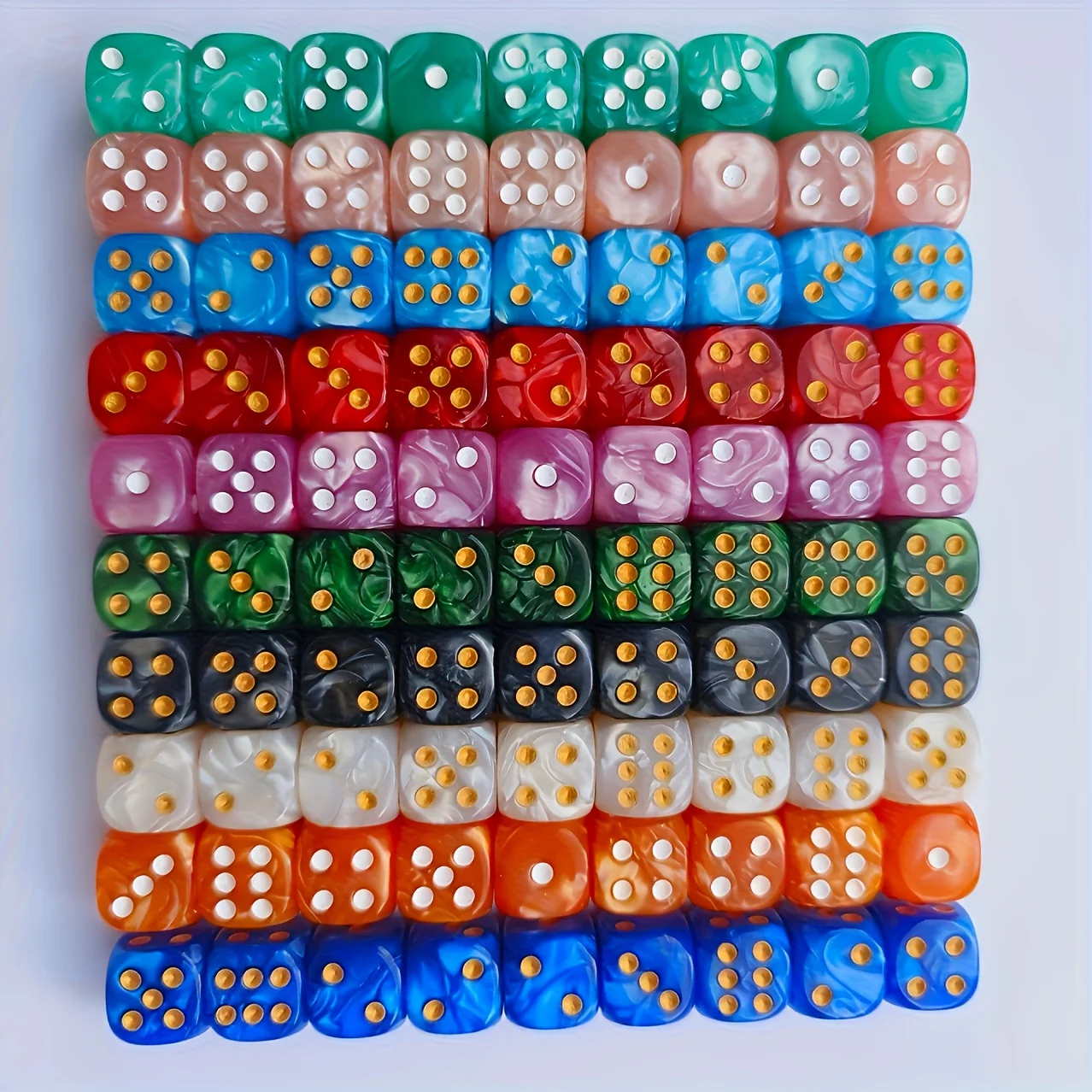 10 Peças de Dados D6 de Acríli - Tablet Accessories For Gaming avaliação e preço