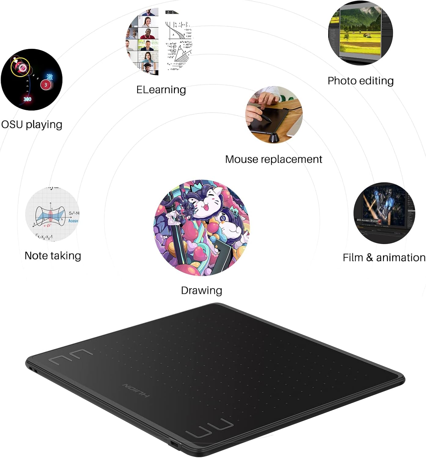 HUION HS64 Tablet Gráfico 6 Po - Huion Tablet Accessories avaliação e preço