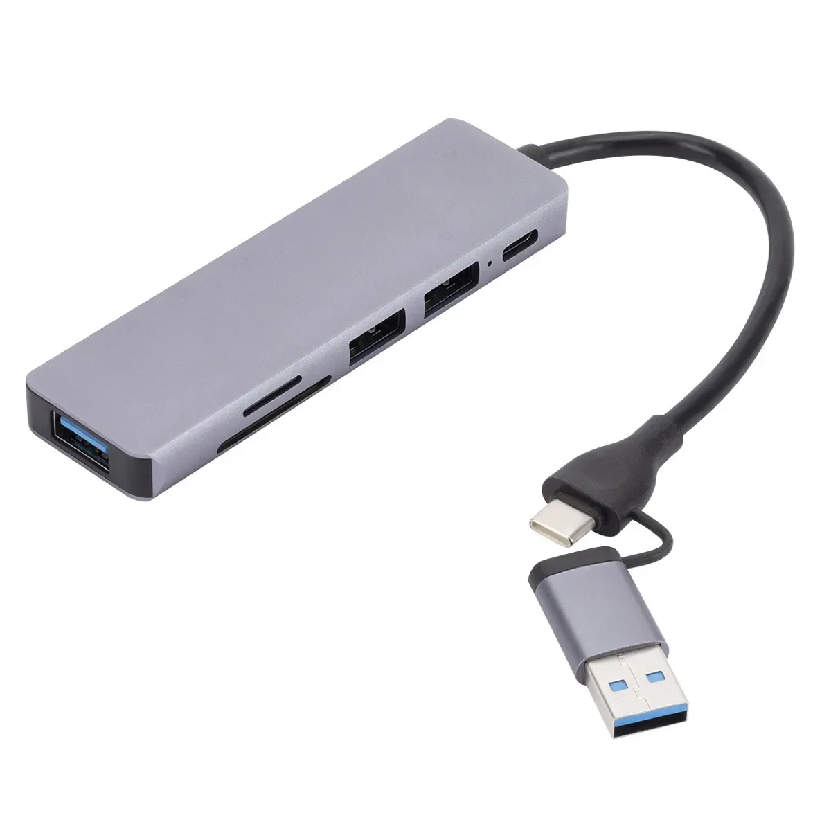 Multifuncional 6 em 1 tipo c + - Usb Hub Type C avaliação e preço