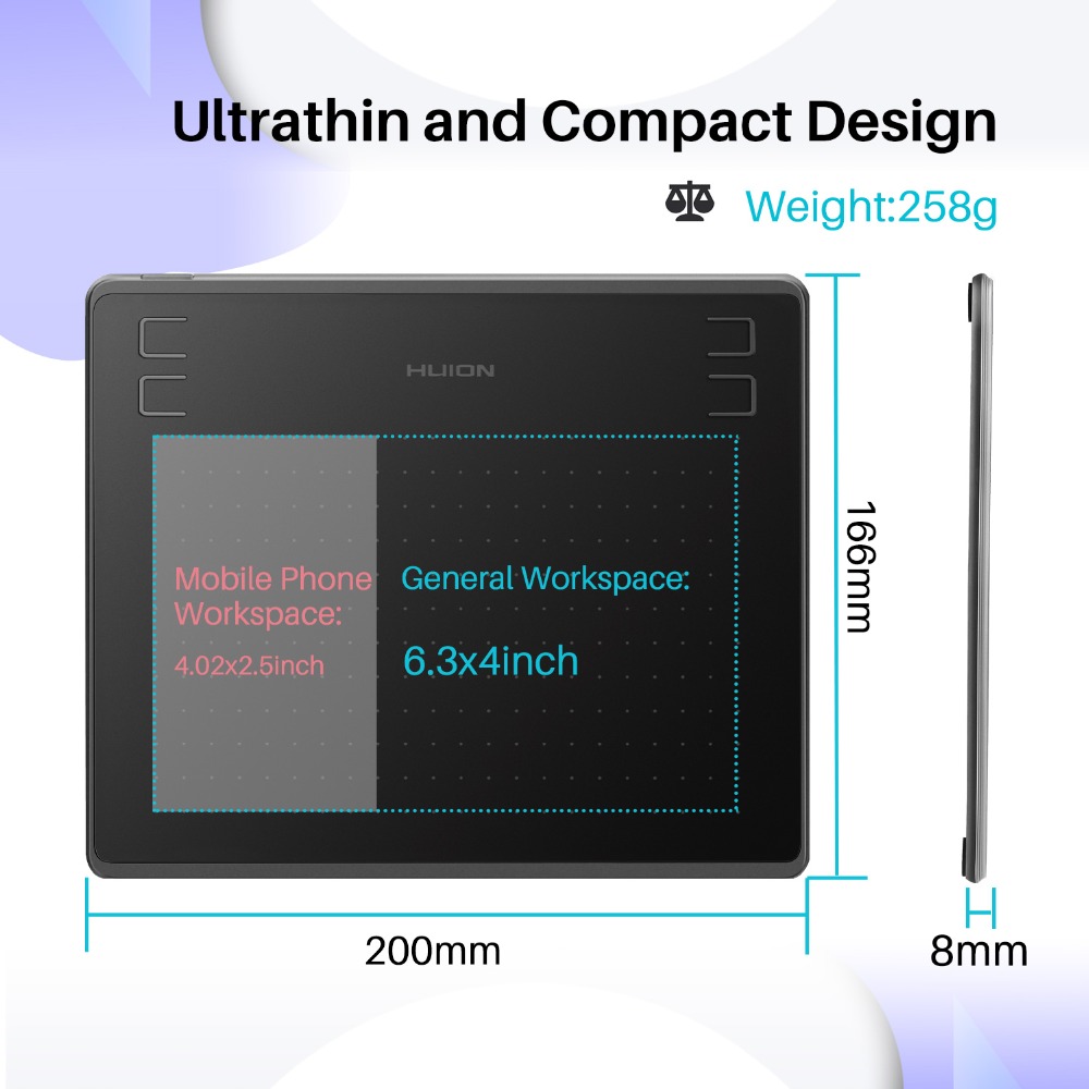 mesa digilitalizadora Huion hs - Huion Tablet Accessories avaliação e preço