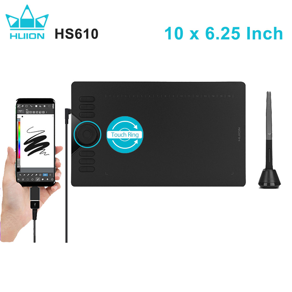 Huion-hs610 tablet gráfico, ca - Huion Tablet Accessories avaliação e preço